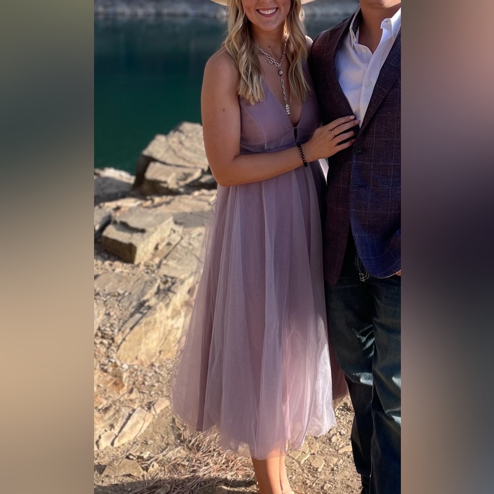 Purple dress